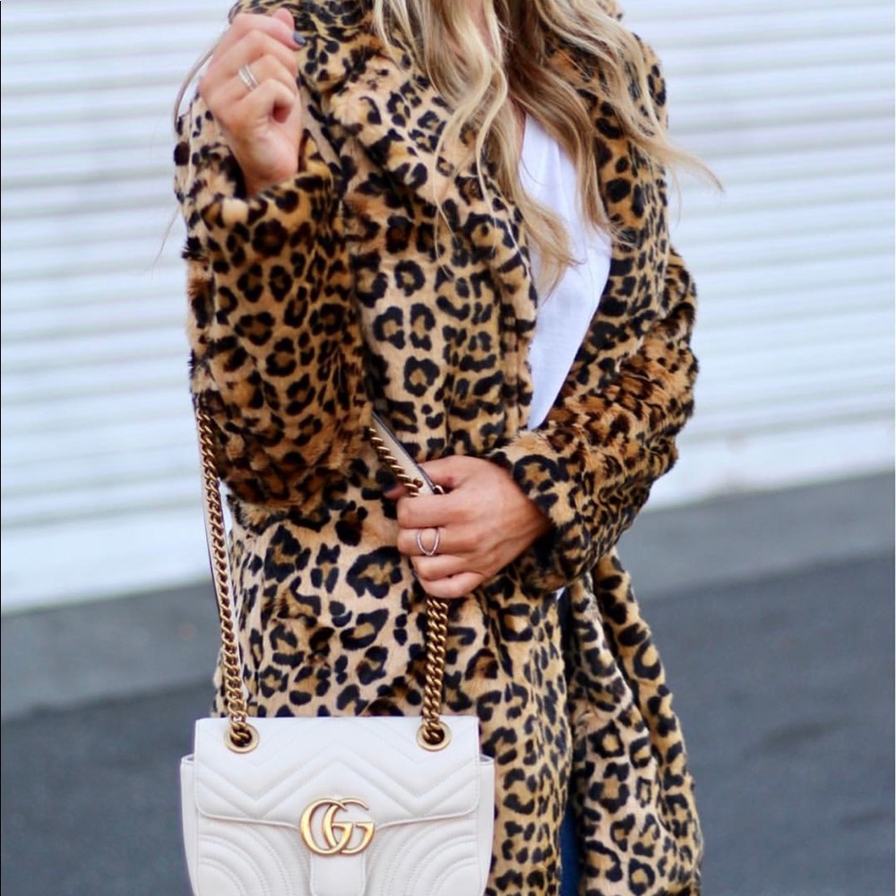 Leopard Print Coat